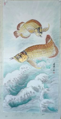 国画金龙鱼