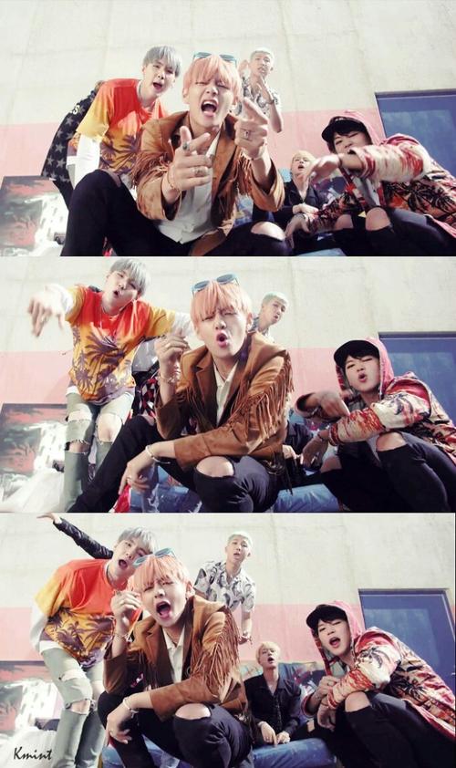 bts防弹少年团fire mv 截图 金泰亨 泰泰 v