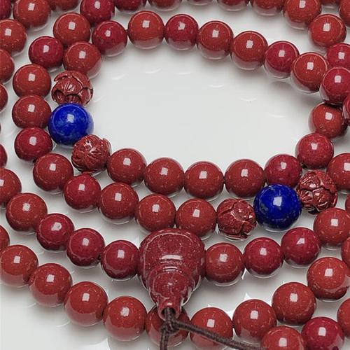 紫砂青金石108手串