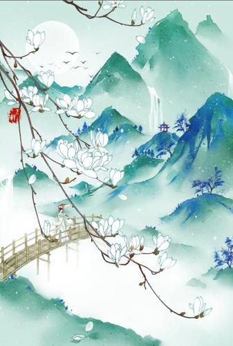 古风仙气风景图