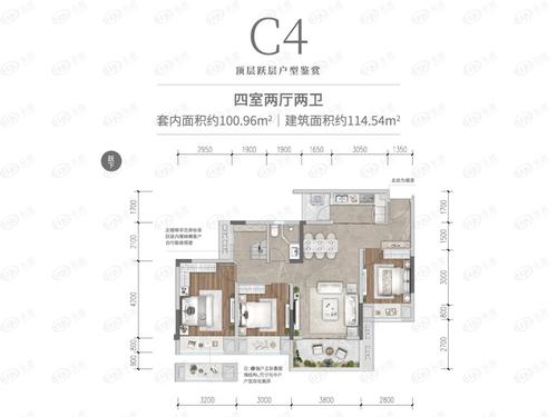 中航昕晖璟辰跃下户型户型图