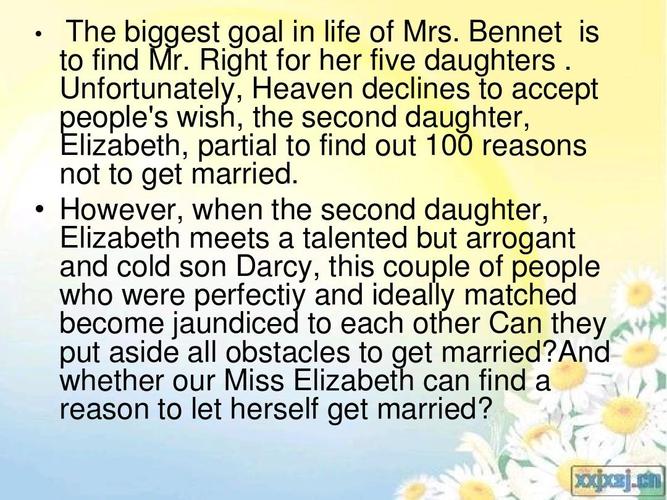 傲慢与偏见英文版简介ppt