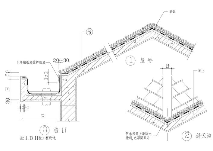 分享屋脊瓦图片资料下载