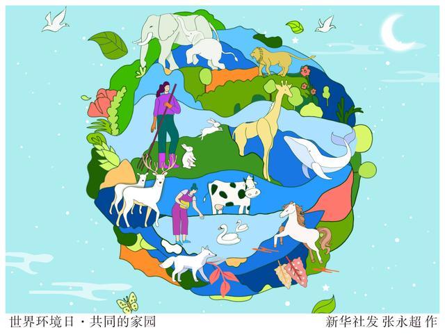 (图表·插画)「世界环境日」世界环境日·共同的家园