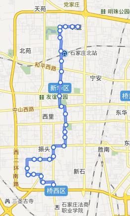 石家庄公交78路车线路图