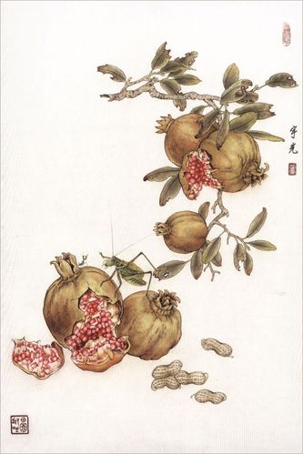 苏宇光工笔作品