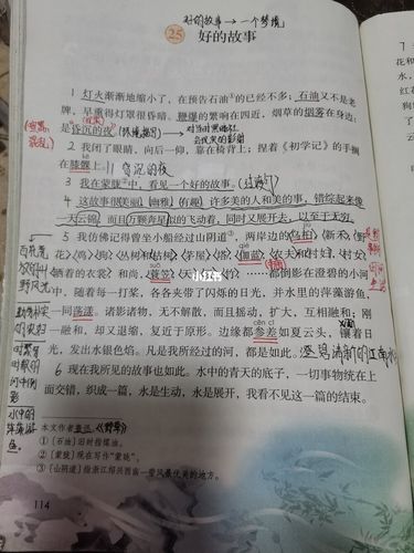 语文六年级上册,好的故事笔记_语文_故事_教育_小学