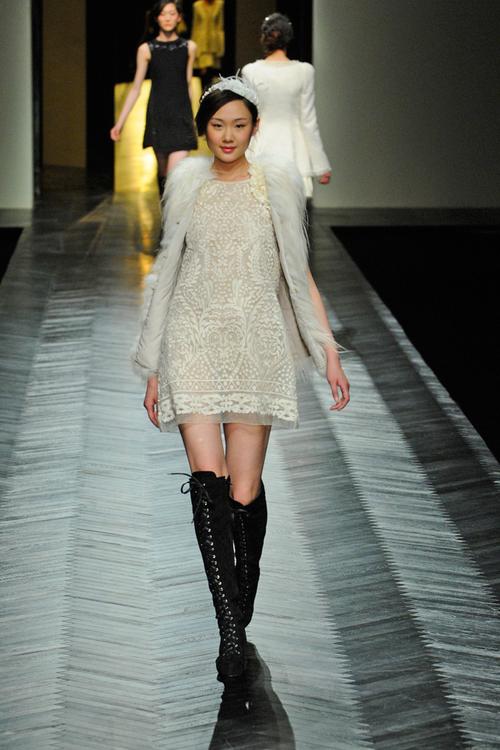 2012秋冬中国国际时装周 模特走秀场次排名_张帆