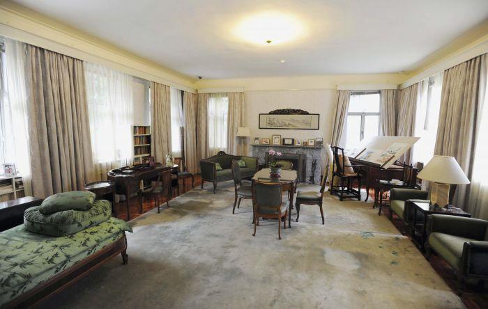 台北士林官邸中宋美龄的画室