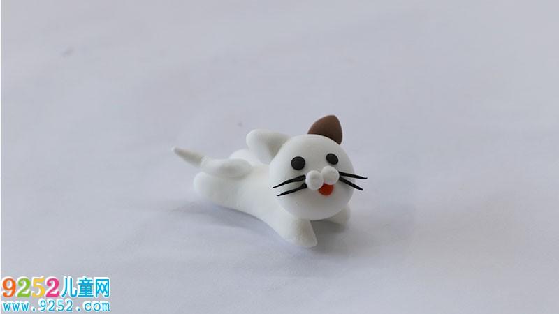 超轻粘土小猫咪的做法 超轻粘土