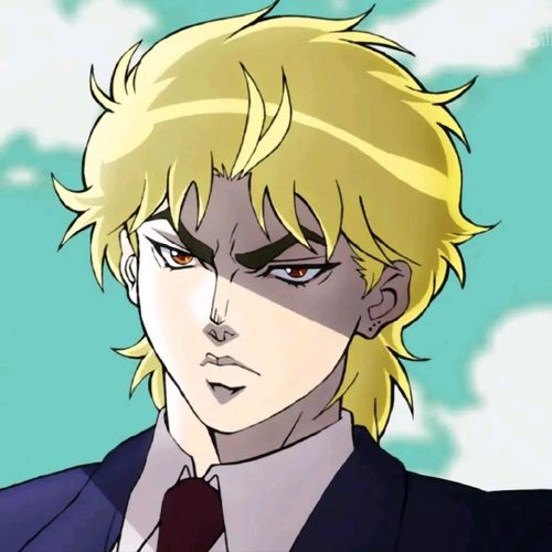 jojo的奇妙冒险dio头像无水印要的自取吧