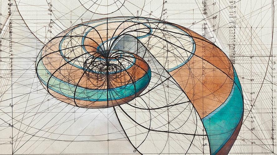 企业logo设计,用尺规作图完成,更高档