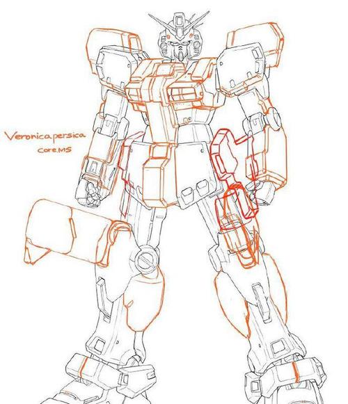 gp系列机动战士高达插画gp03s高达是柯西高达的肩甲