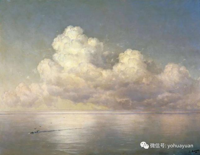 油画风景基础知识:云怎么画?_天空