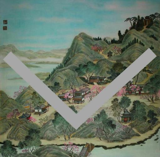 帛本——精工彩绘圆明园! 九,杏花春馆
