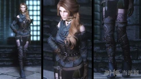 上古卷轴5天际巫师3女性人物mod