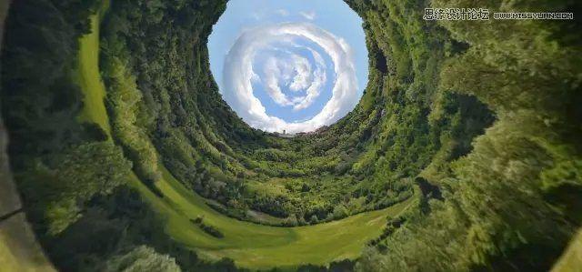 photoshop制作创意独特的九重天魔幻特效