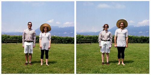 sincerely hana:当两个人对调服饰后