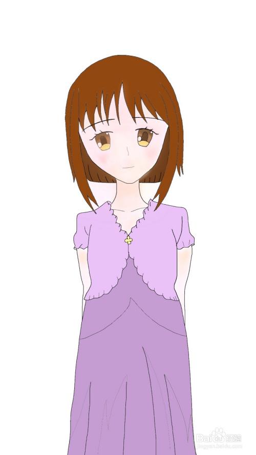 怎么画动漫人物(女生)