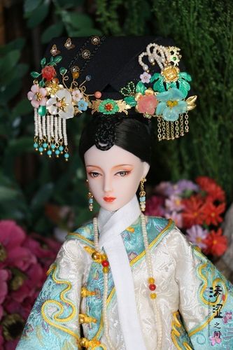 【清涩出品】可儿芭比 桃子ob古装娃娃 清朝娃娃 瓜尔佳若琳