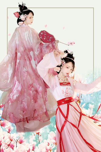 柳汀居汉服---十二花神令 桃仙 齐腰襦裙大袖