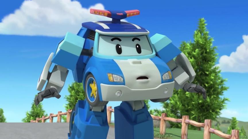 变形警车珀利 斯库比的礼物 救援队今天又帮了谁?儿童喜爱动画片