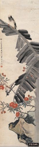 晚清画家-倪田花鸟画作品选(下)
