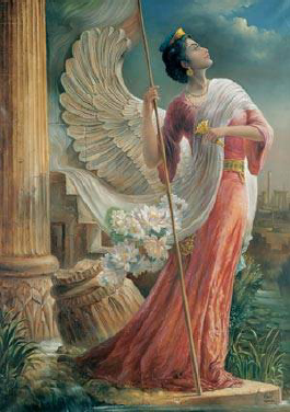 相比于服装,古巴比伦的男子更加注重头发和胡须的整理,富有层次的显得