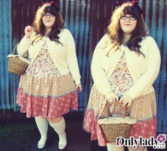 [胖女孩不烦恼这个冬天巧搭配]