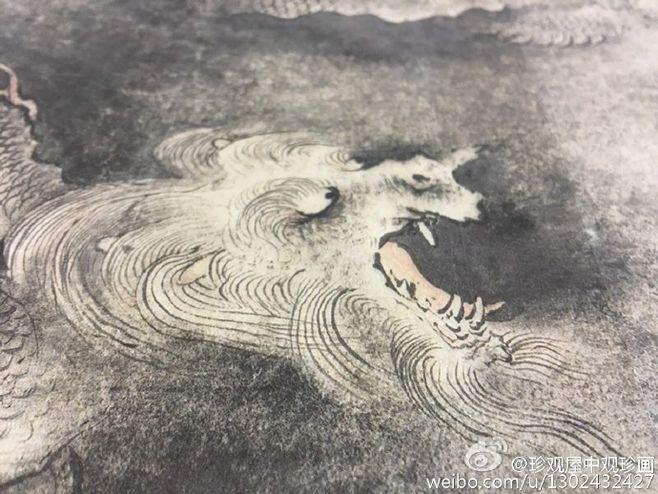 【每日一画】《九龙图》是南宋画家陈容存世二十幅作品中最为著名的一