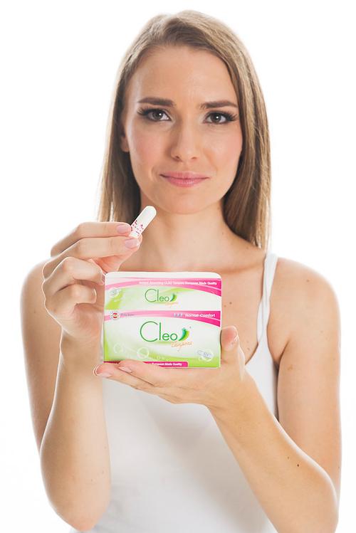 正品欧洲进口 cleo卫生棉条月经棉棒普通型3滴水16支可游泳包邮 - 做