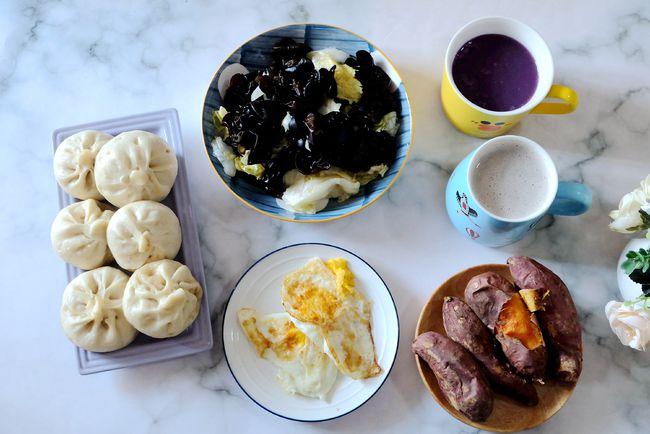 晒晒我家七天早餐每天换着花样二胎家庭没有矿家常饭菜也香