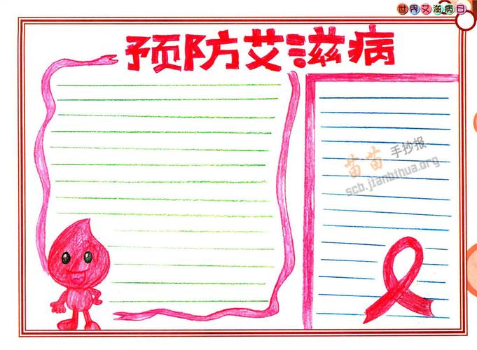 预防艾滋病手抄报资料