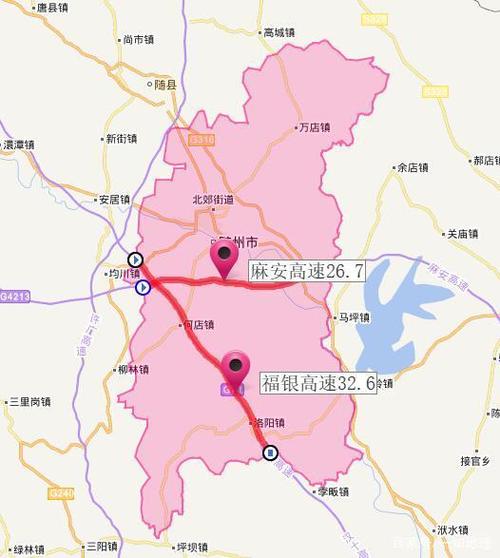 2020年随州市各区县高速路长度排名,随县200多公里有