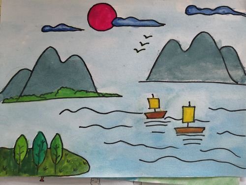 新仓镇道衡小学"保护环境,守护美丽河湖"主题绘画比赛