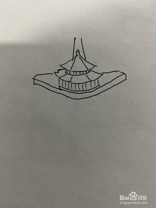 青岛栈桥简笔画