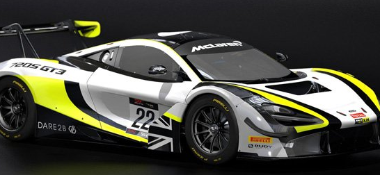 迈凯轮720s gt3参加欧洲gt世界挑战赛