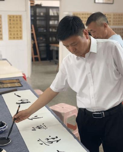 滕州市青年书法家协会滕州市青年美术家协会教学基地隆重揭牌