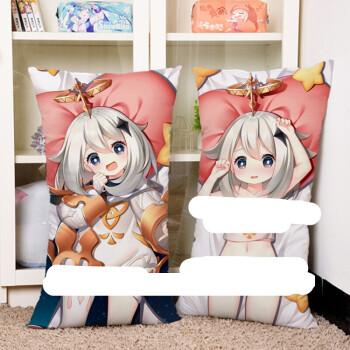原神等身二次元抱枕污刻晴可莉派蒙胡桃甘雨动漫游戏枕头睡枕靠垫周边