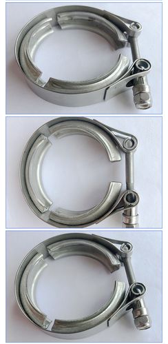 304不锈钢v型沟槽卡箍强力快装抱箍管夹欧式双层消防沟槽法兰厂家