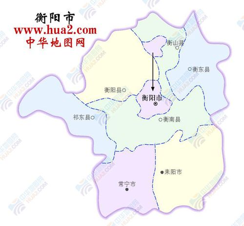 衡阳在行政区划上辖珠晖,雁峰,石鼓,蒸湘,南岳5区和耒阳市,常宁2市和