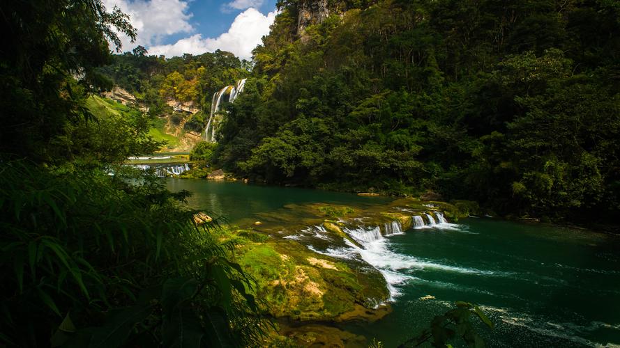 贵州黄果树瀑布风景摄影高清宽屏桌面壁纸