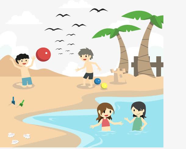 关键词 : 度假,海边度假,游泳,沙滩,排球,矢量