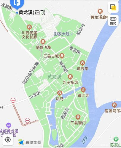 黄龙溪镇地图