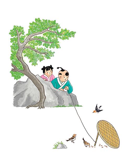 古代小孩嬉戏图