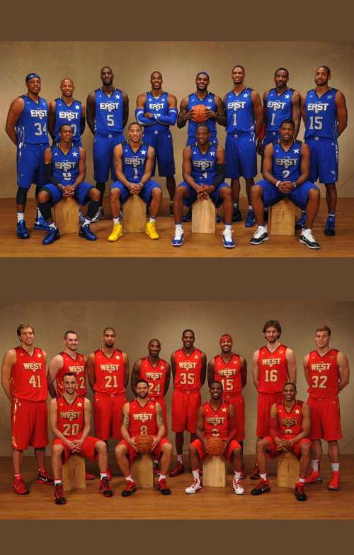 nba全明星合影最全历届nba全明星合照大集合