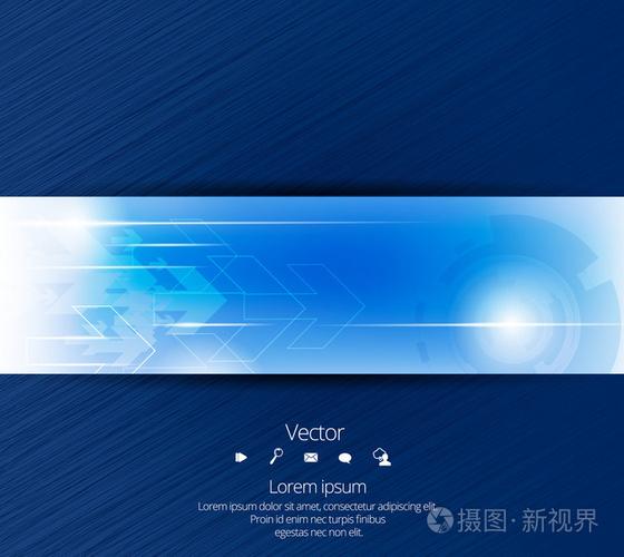 设计横幅技术背景