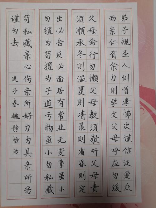 五华县第三届《弟子规》中小学生硬笔书法大赛评奖揭晓