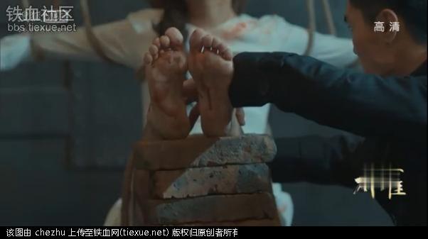 谍战剧《麻雀》里这个老虎凳镜头拍的差.