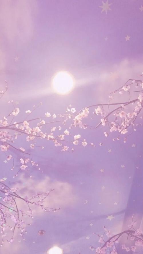 壁纸|梦幻紫色系壁纸唯美天空锁屏壁纸